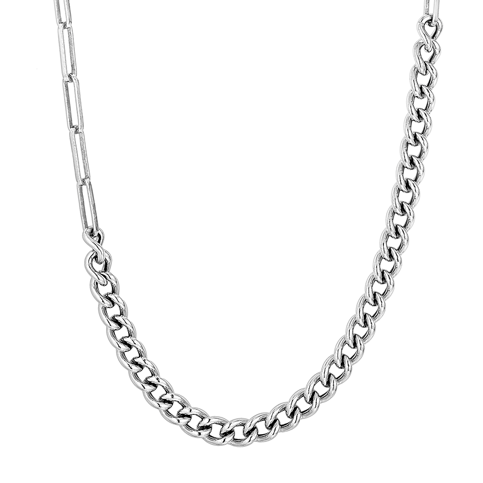 Full silver chain sale