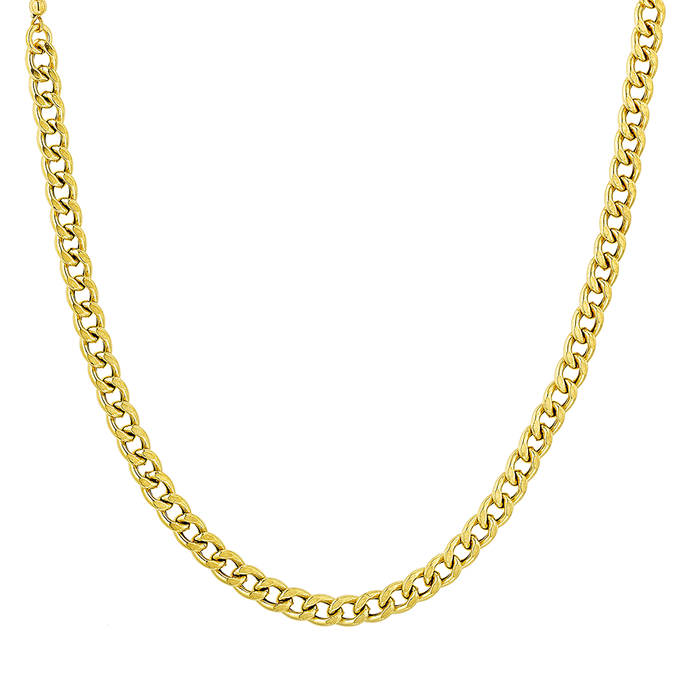 Boys gold on sale chain necklace